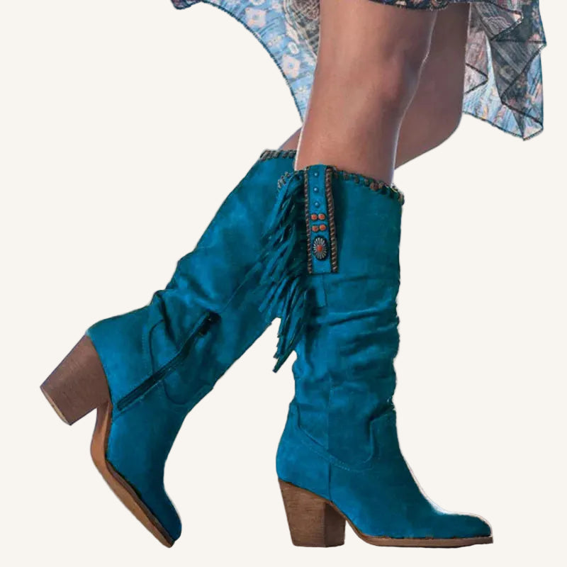 Women's Cowboy Boot – Orthopedic Support & Western Style