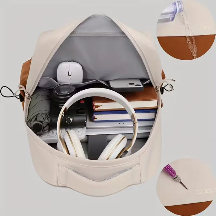Unisex Backpack – Two-Tone Mesh-Padded Straps