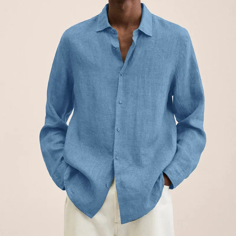 Linen Shirt Men&