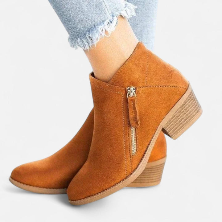 Women's Orthopedic Leather Boots – Arch Support & Style