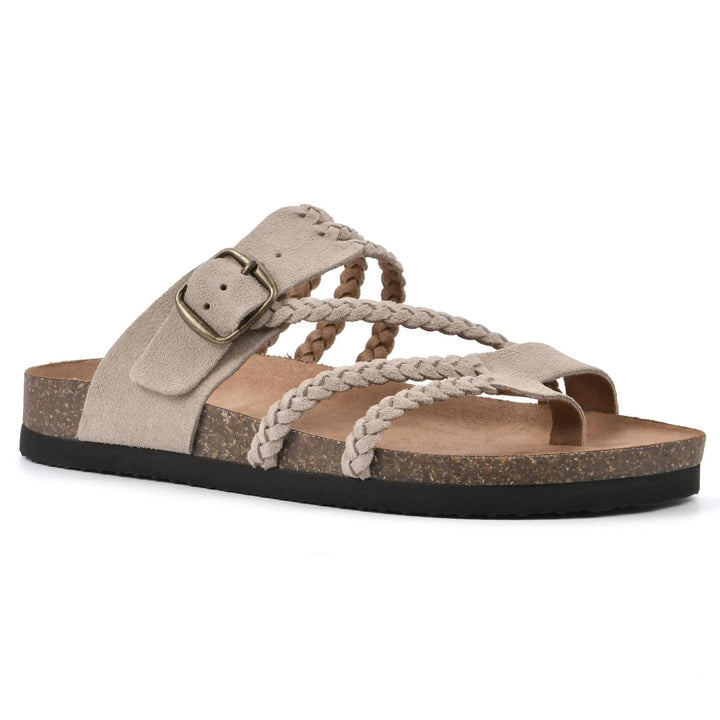 Women's Braided Toe-Post Sandals – Ergonomic Comfort Sole