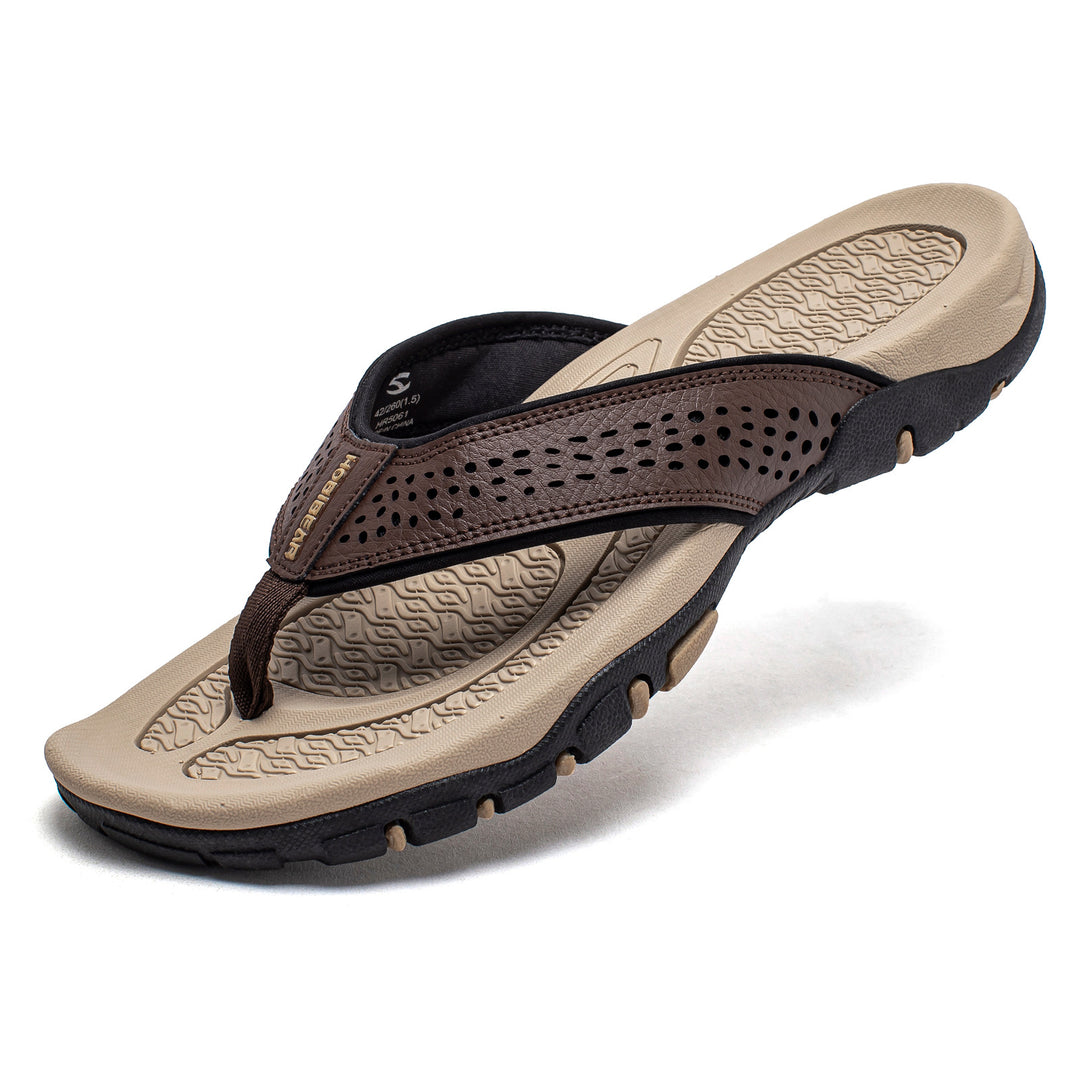 Men's Flip Flops – Arch Support & Anti-Slip Cushioned EVA Sole