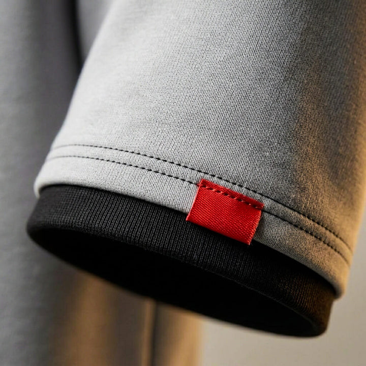 Men's Peruvian Cotton Hooded T-Shirt – Relaxed Fit Kangaroo Pocket