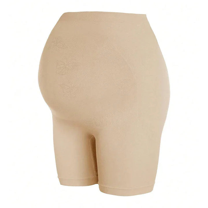 Maternity Shorts – High-Waist Bump Support Mid-Thigh Stretch