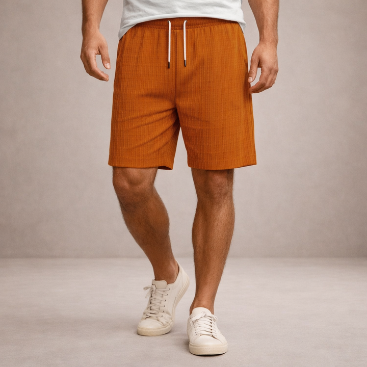 Men's Linen Summer Shorts – Relaxed Fit Drawstring Waist