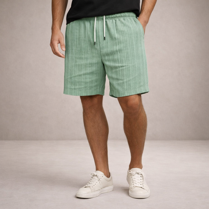 Men's Linen Summer Shorts – Relaxed Fit Drawstring Waist
