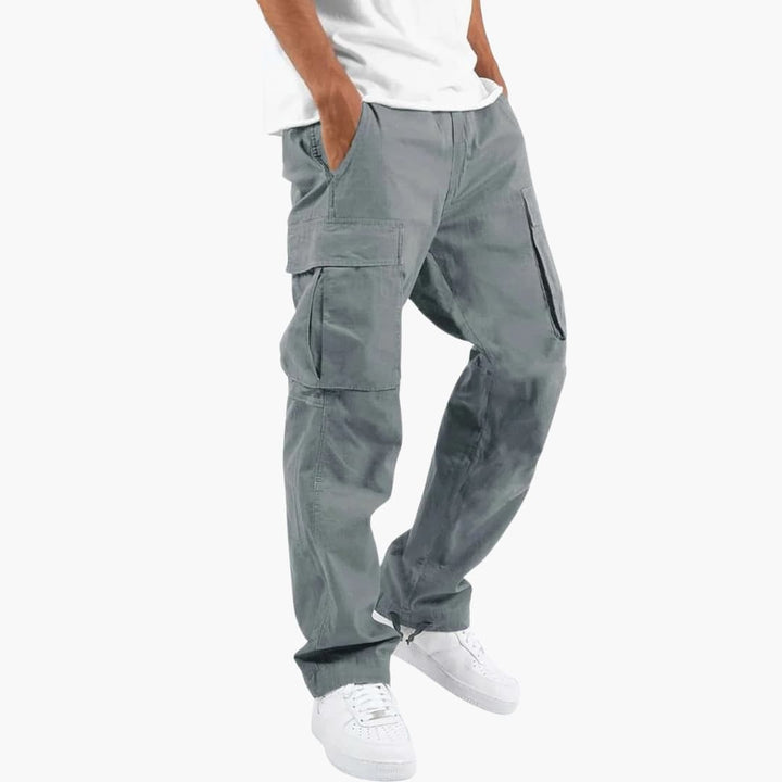 Men's Cargo Pants – Wide Leg Relaxed Fit with Pockets