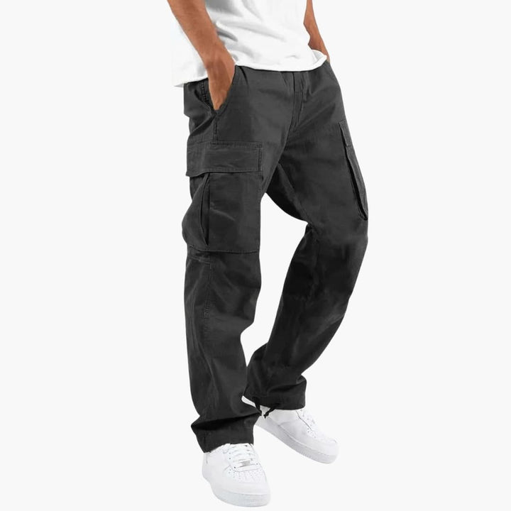 Men's Cargo Pants – Wide Leg Relaxed Fit with Pockets