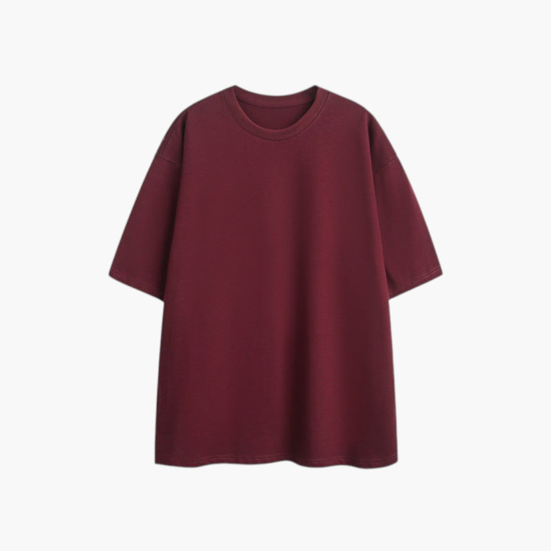 Oversized T-Shirt Men – Relaxed Fit Streetwear Crew Neck