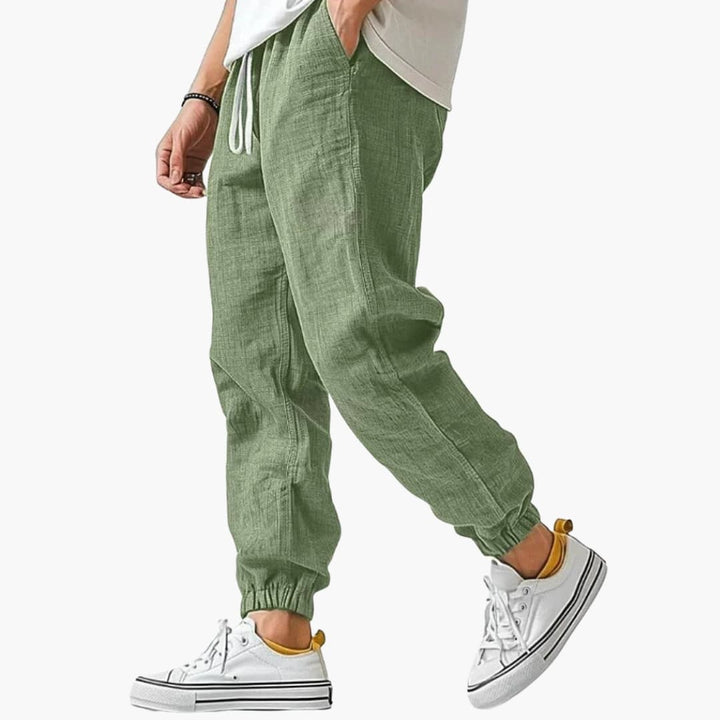 Men's Drawstring Straight Leg Trouser – Elasticated Waist