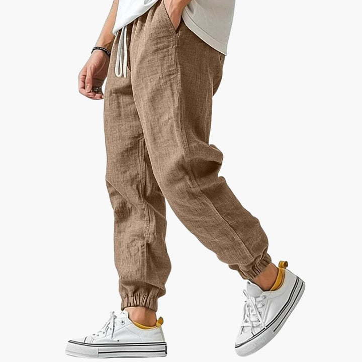 Men's Drawstring Straight Leg Trouser – Elasticated Waist