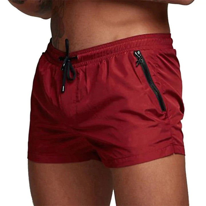 Men's Swim Shorts – Slim Fit, Quick-Dry & Drawstring Waist