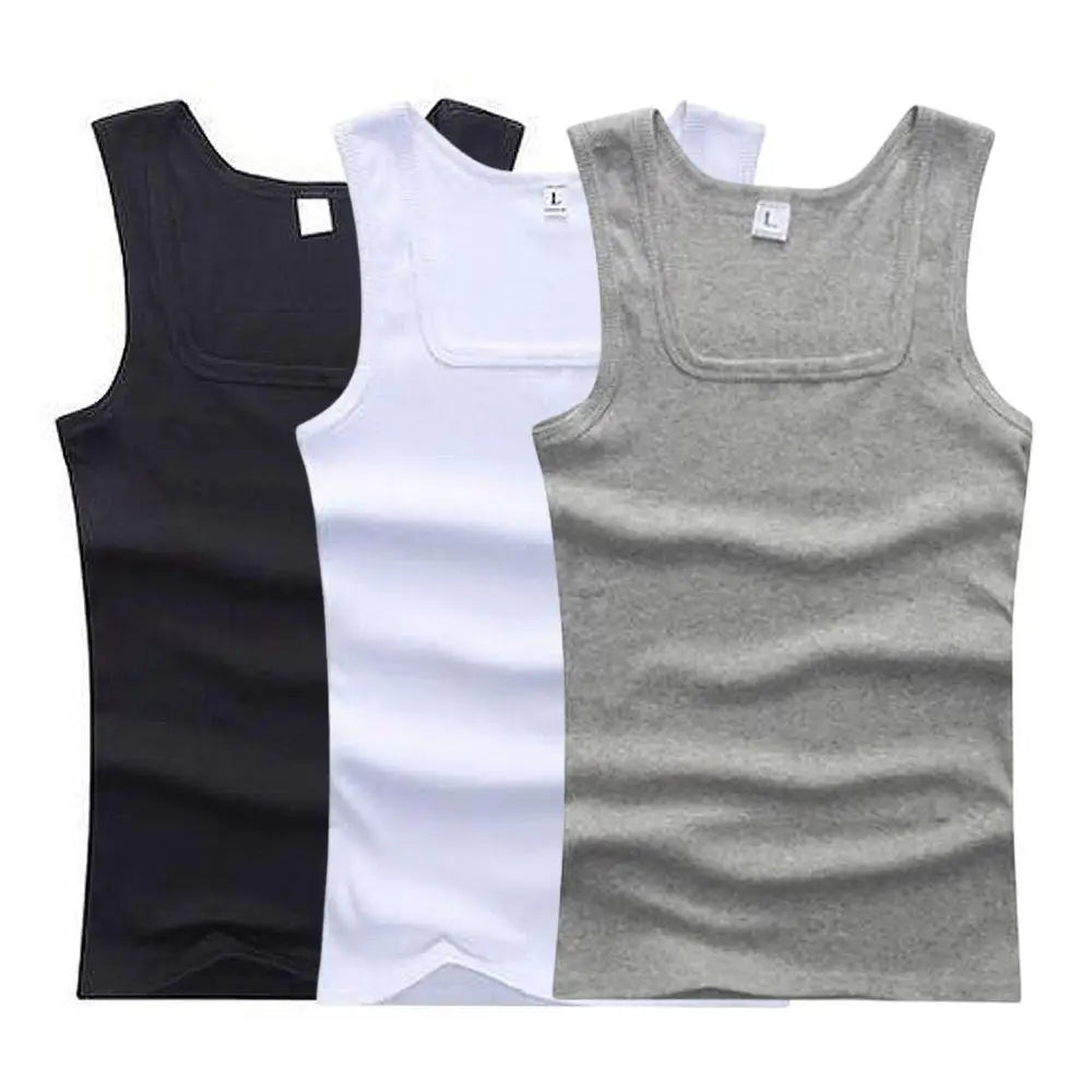 Men's Tank Top – Slim Fit Sleeveless Undershirt & Layering Tee