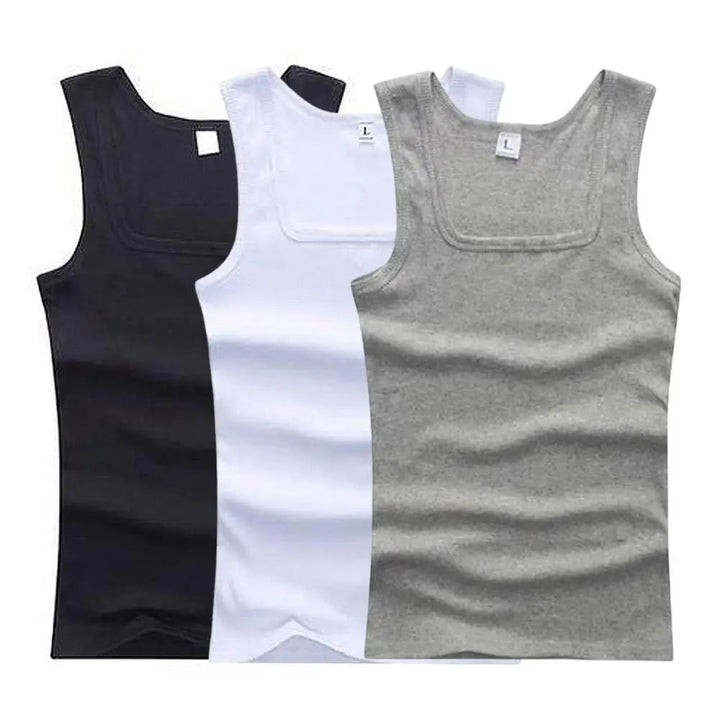 Men's Tank Top – Slim Fit Sleeveless Undershirt & Layering Tee