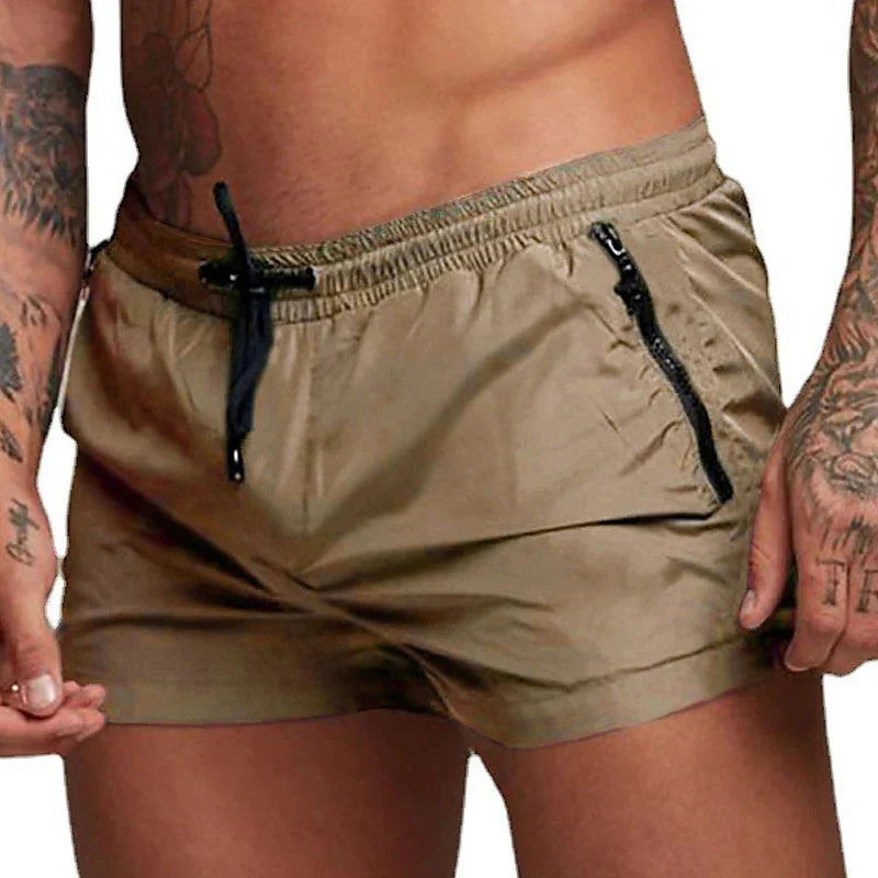 Men's Swim Shorts – Slim Fit, Quick-Dry & Drawstring Waist