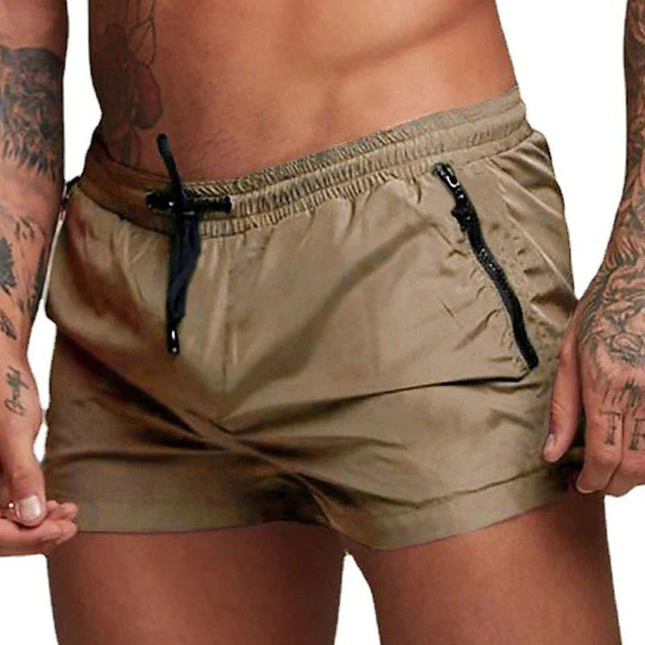 Men's Swim Shorts – Slim Fit, Quick-Dry & Drawstring Waist