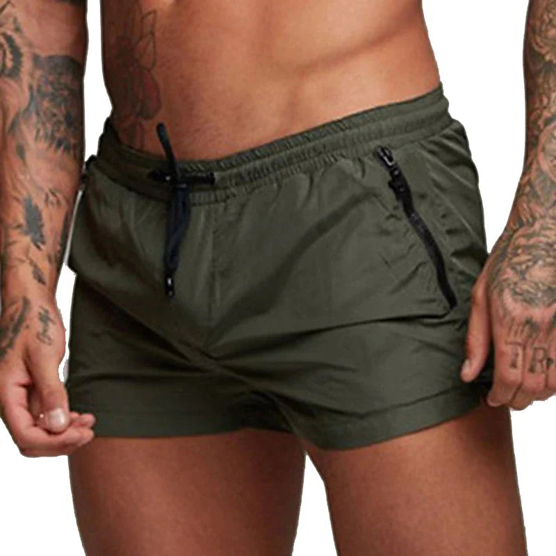 Men's Swim Shorts – Slim Fit, Quick-Dry & Drawstring Waist