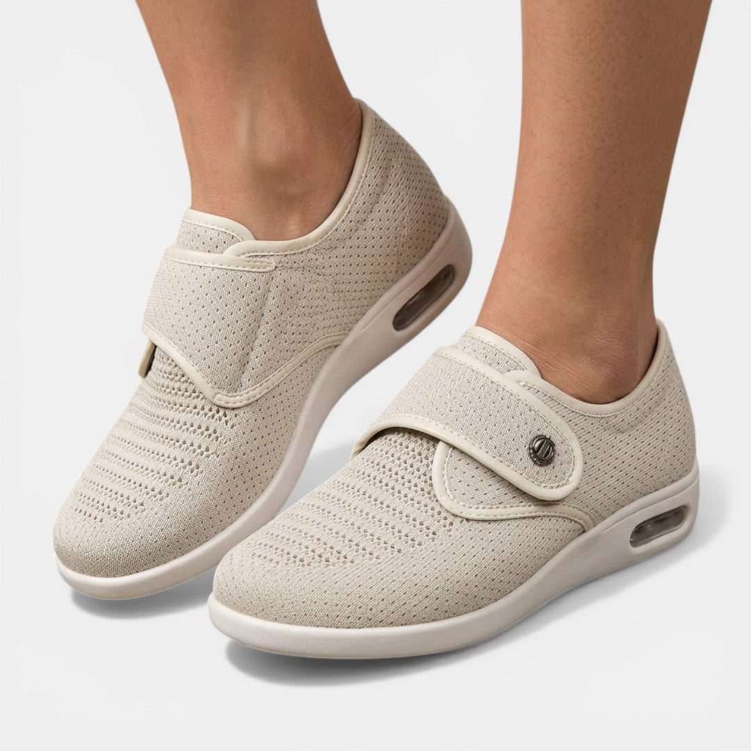 Women's Orthopedic Sneakers – Velcro Strap & Air-Cushioned Sole