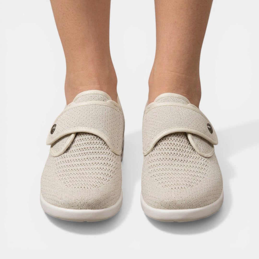 Women's Orthopedic Sneakers – Velcro Strap & Air-Cushioned Sole