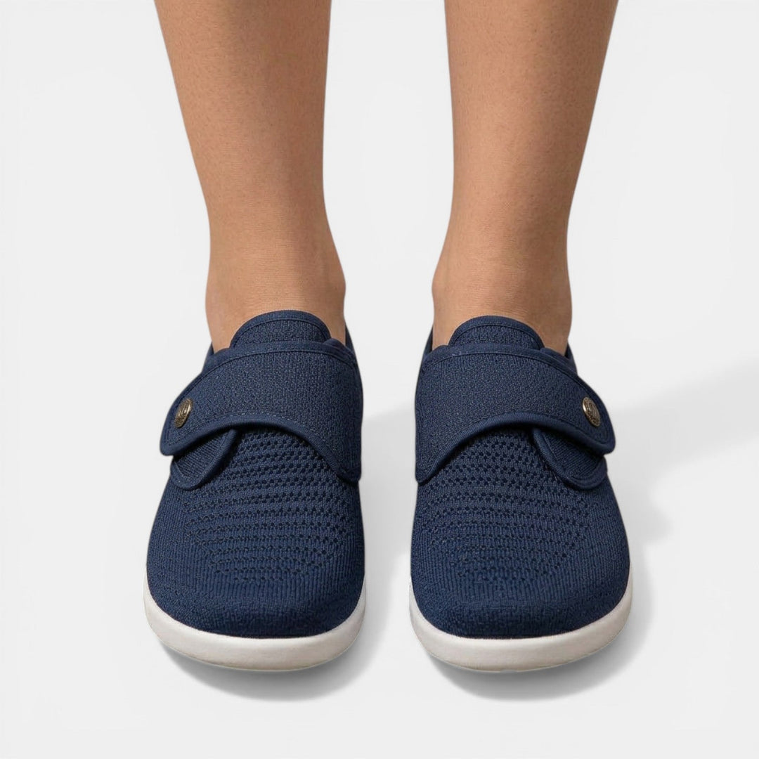 Women's Orthopedic Sneakers – Velcro Strap & Air-Cushioned Sole