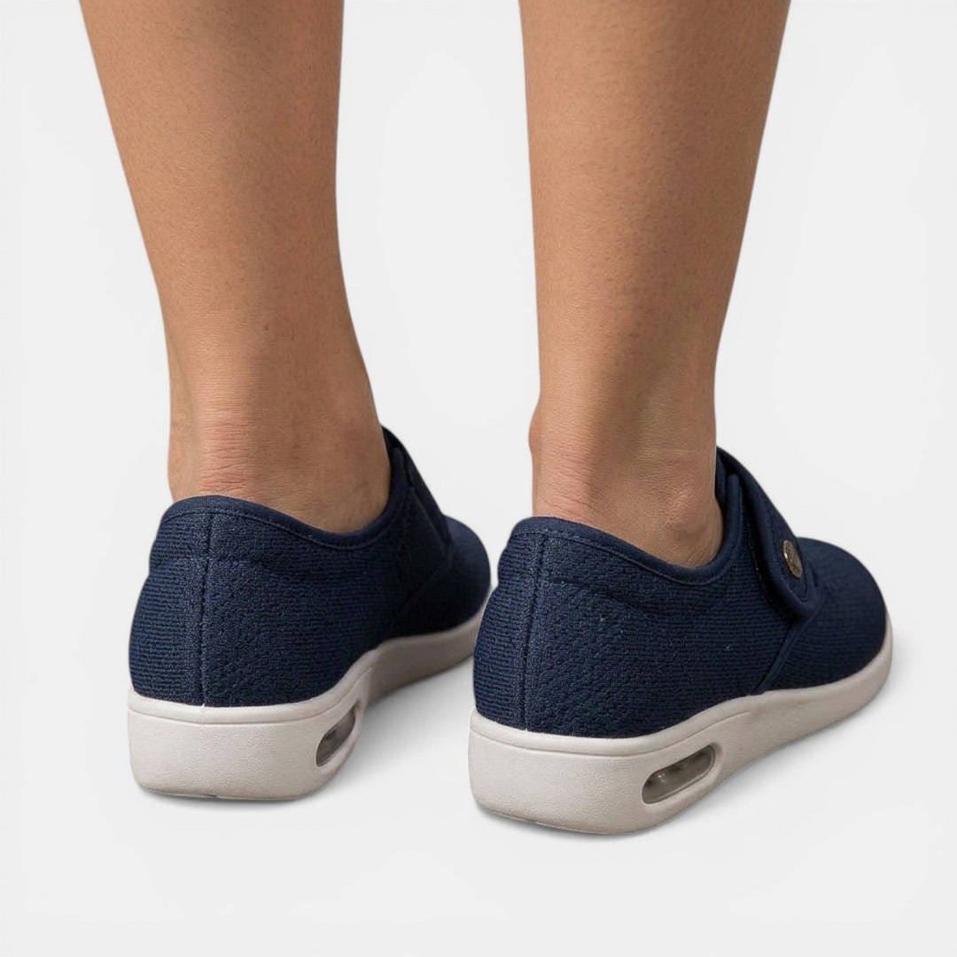 Women's Orthopedic Sneakers – Velcro Strap & Air-Cushioned Sole