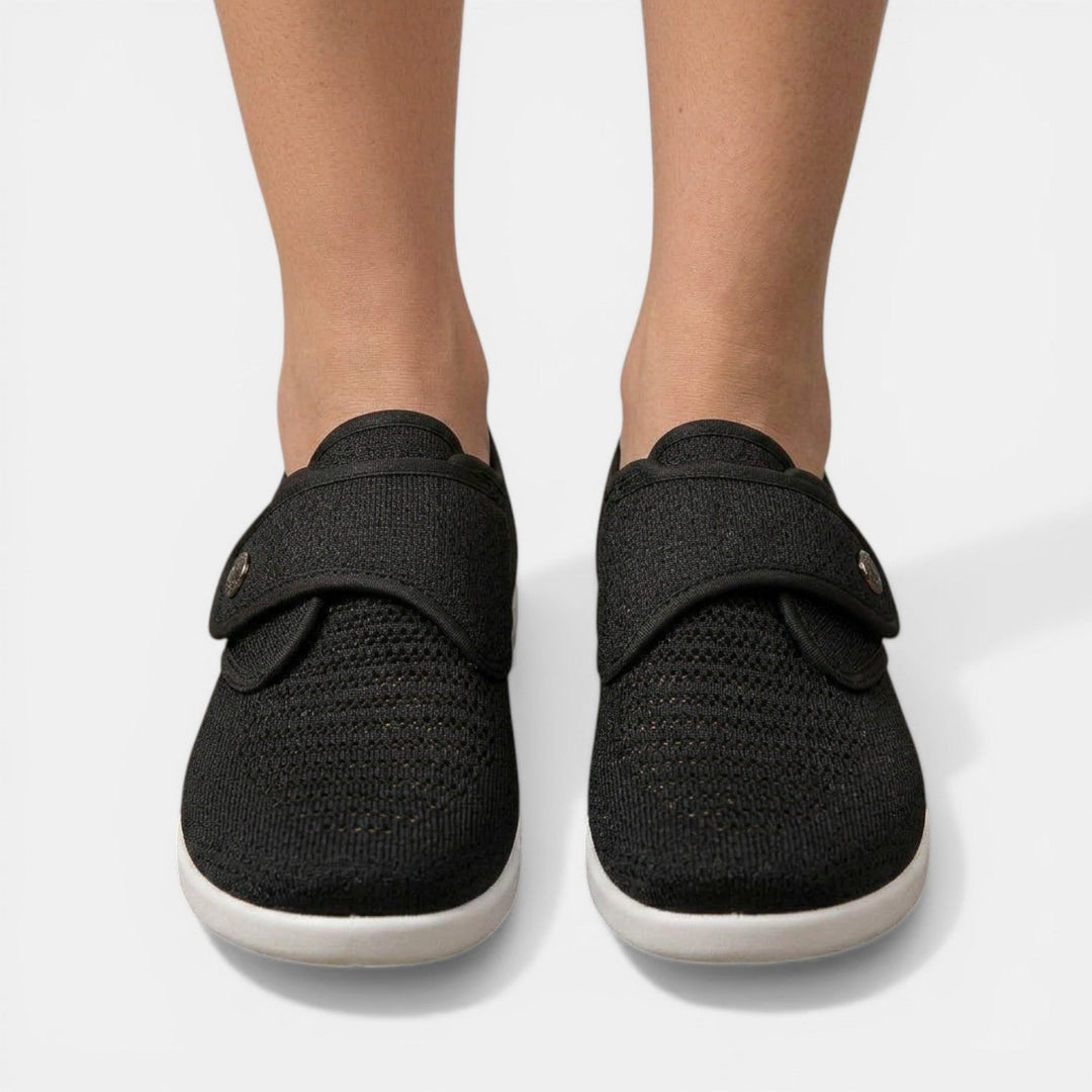 Women's Orthopedic Sneakers – Velcro Strap & Air-Cushioned Sole