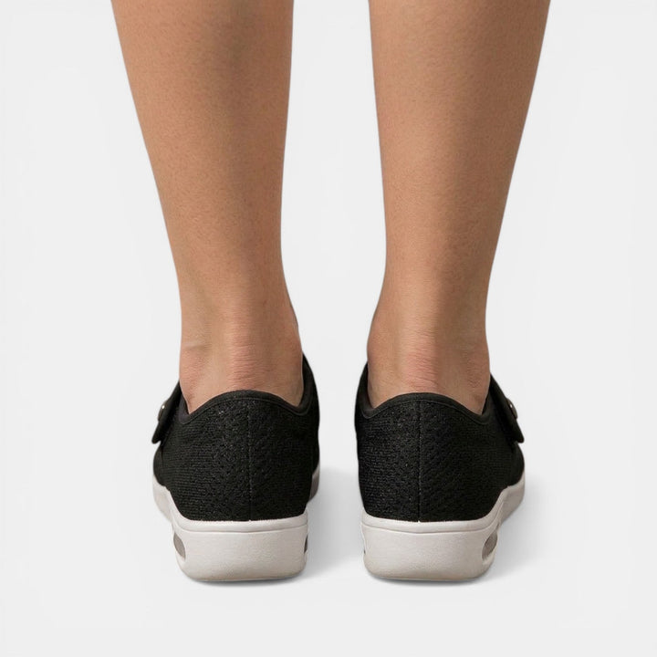 Women's Orthopedic Sneakers – Velcro Strap & Air-Cushioned Sole