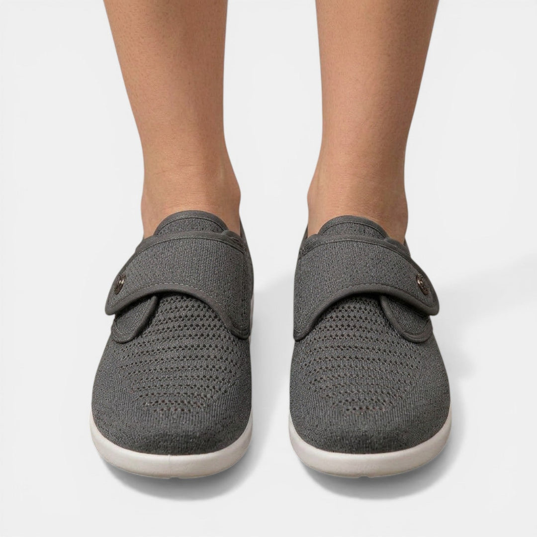 Women's Orthopedic Sneakers – Velcro Strap & Air-Cushioned Sole