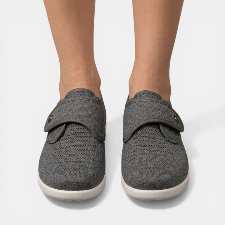 Women's Orthopedic Sneakers – Velcro Strap & Air-Cushioned Sole