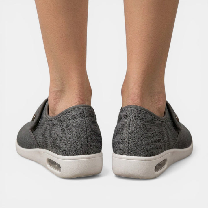 Women's Orthopedic Sneakers – Velcro Strap & Air-Cushioned Sole