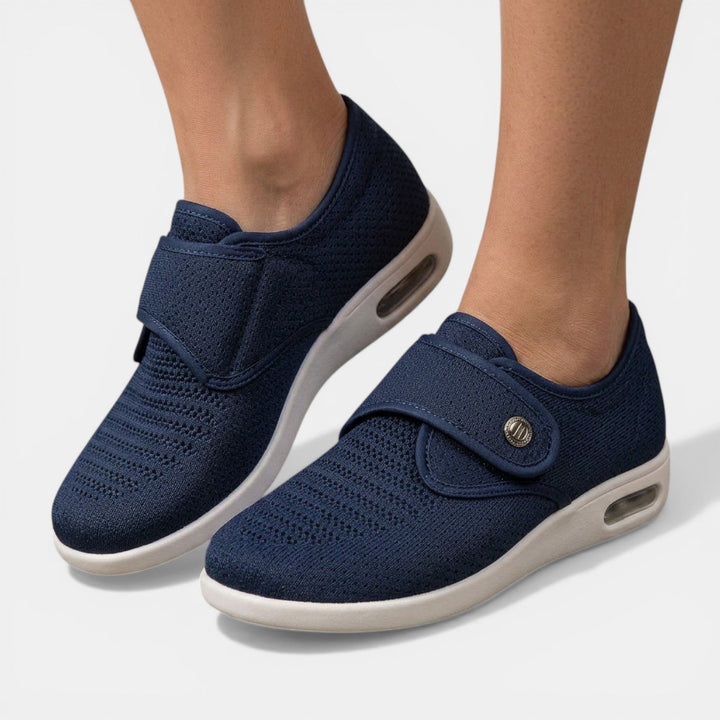 Women's Orthopedic Sneakers – Velcro Strap & Air-Cushioned Sole