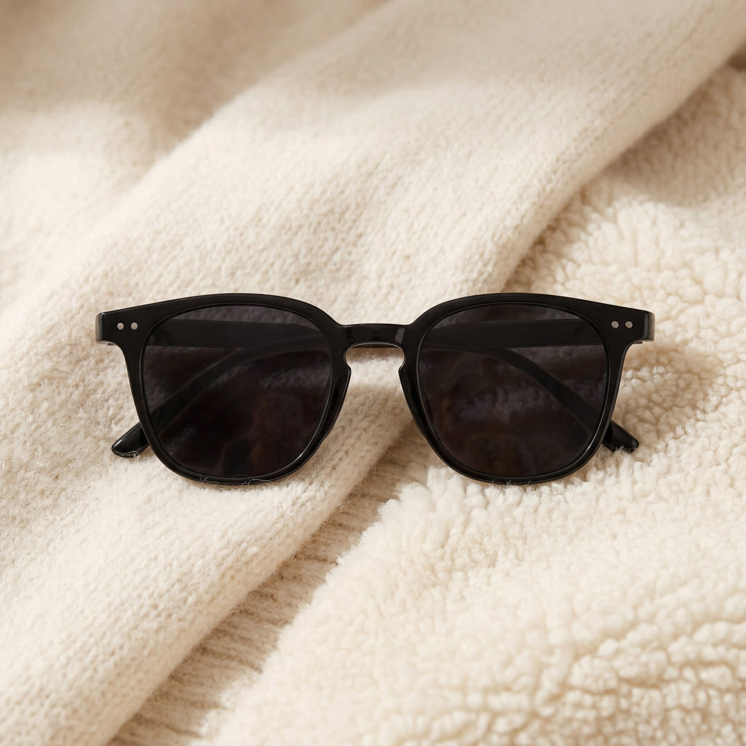 Women's UV Protection Myopia Sunglasses – Resin Lens Round Frame Tinted