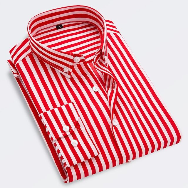 Men's Cotton Summer Shirt Slim Fit – Lightweight Breathable Easy Care