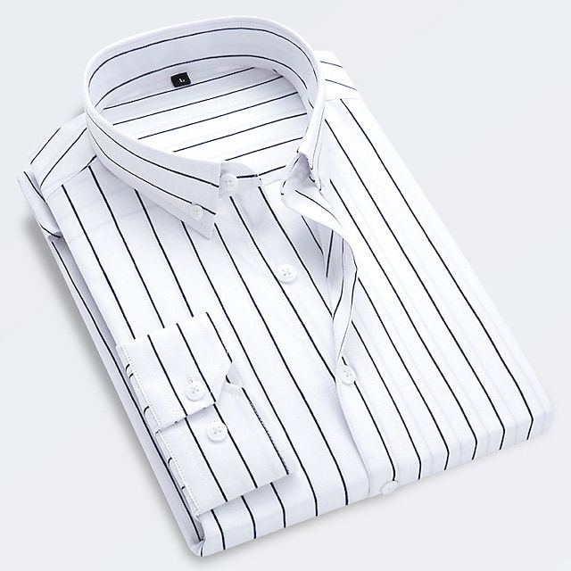 Men's Cotton Summer Shirt Slim Fit – Lightweight Breathable Easy Care