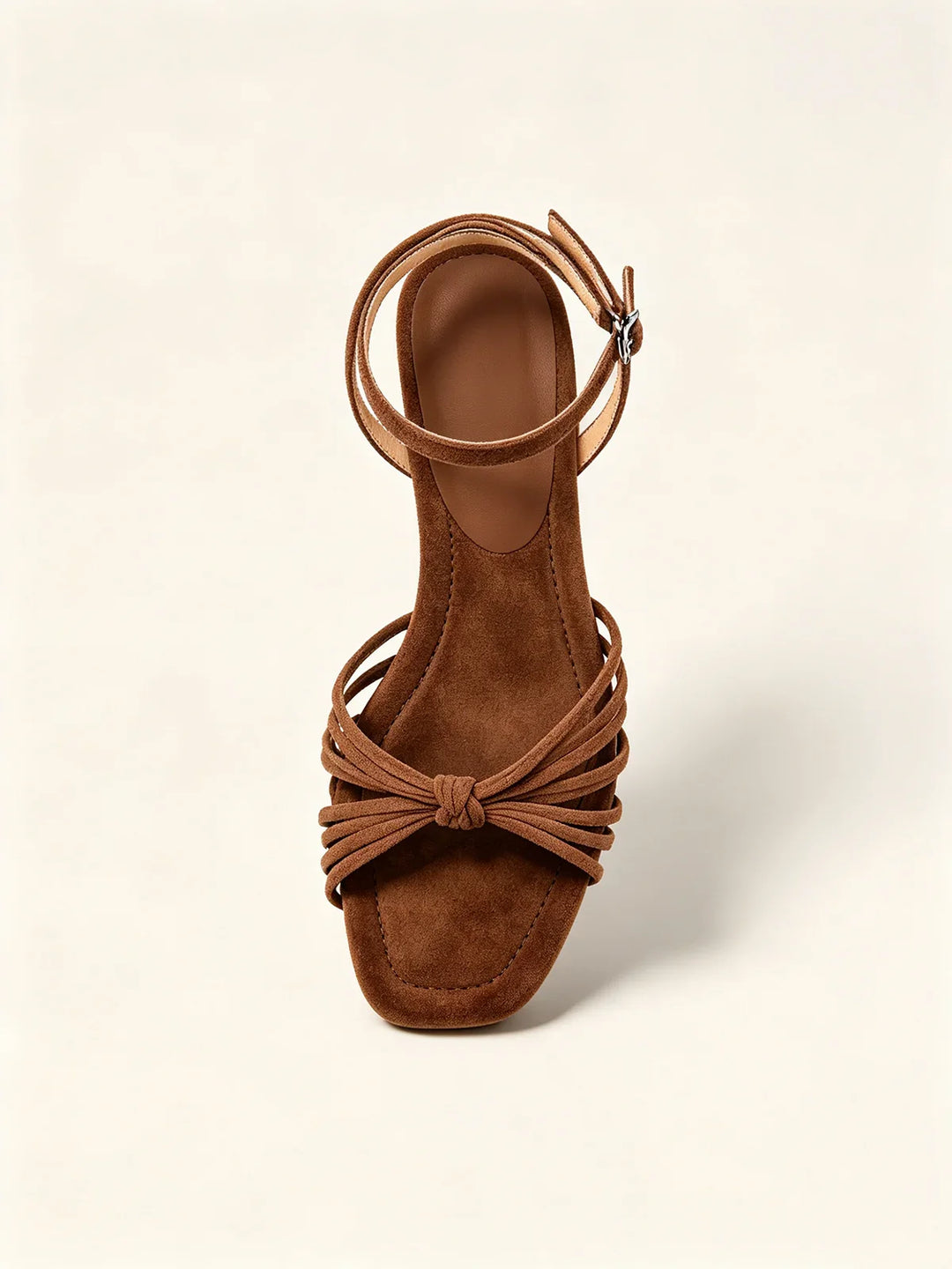 Chunky Heeled Sandals – Matte Roman Strappy Women&