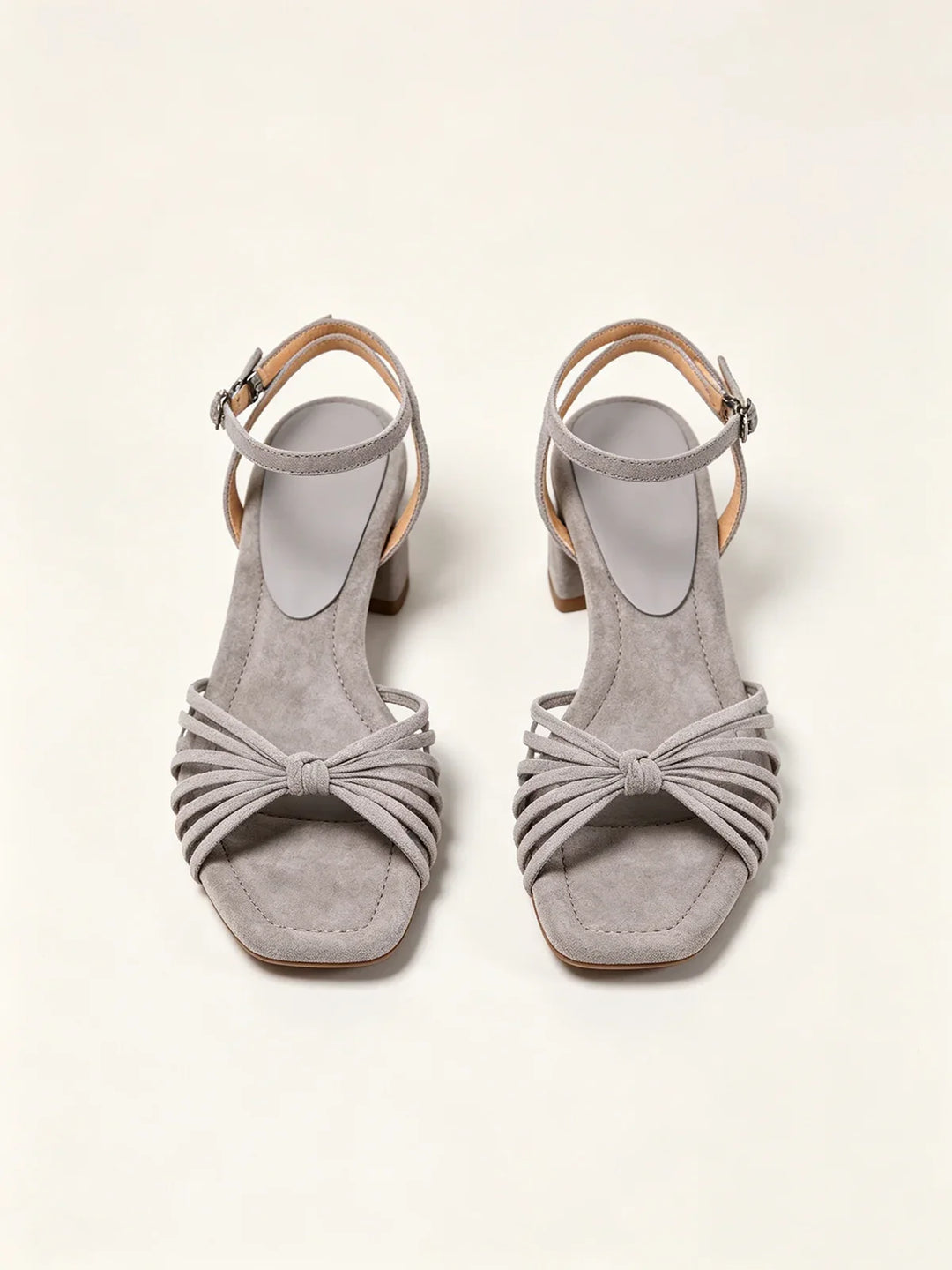 Chunky Heeled Sandals – Matte Roman Strappy Women&