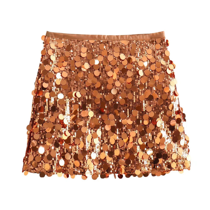 Sequin Mini Skirt for Women – Sparkly Sheath Party Skirt