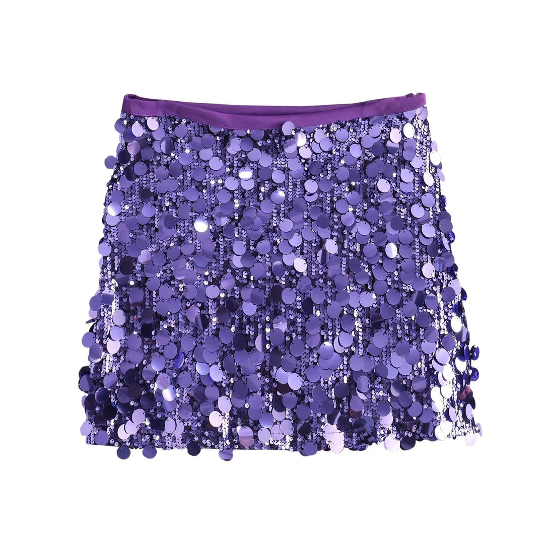 Sequin Mini Skirt for Women – Sparkly Sheath Party Skirt