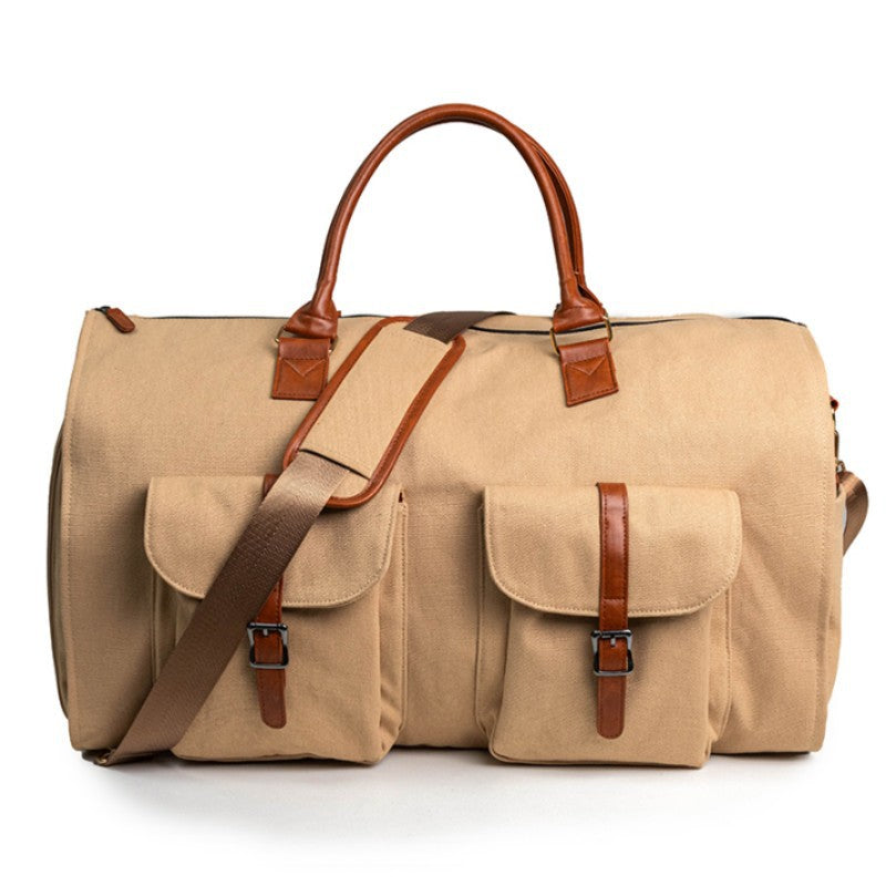 Men’s Travel Bag – Convertible Carry On Luggage in Sleek Fabric