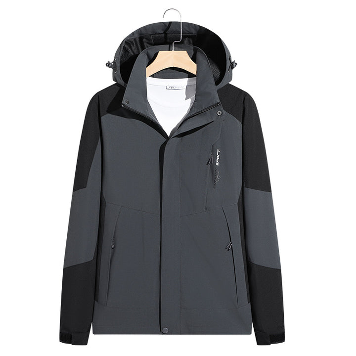 Unisex Shell Jacket – Lightweight Windproof Waterproof Outer Layer