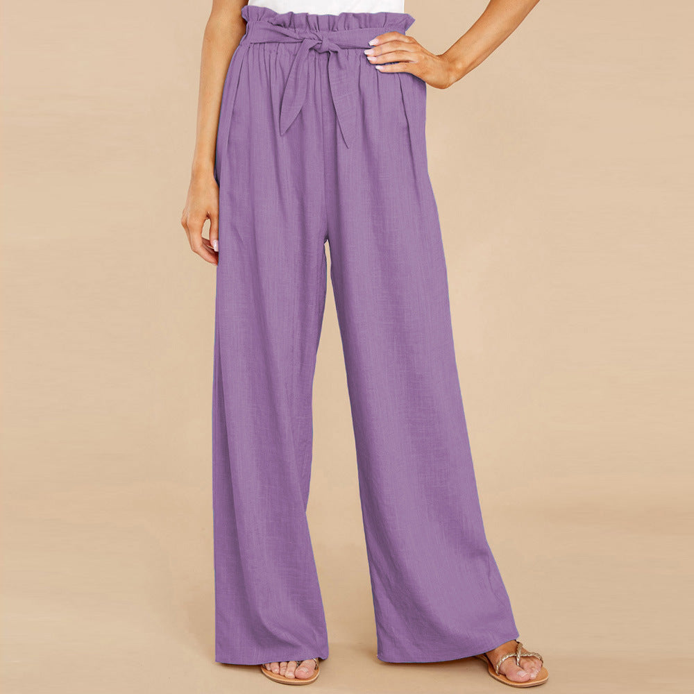 Plus Trousers for Women Soft Stretch Relaxed Fit Casual Pants