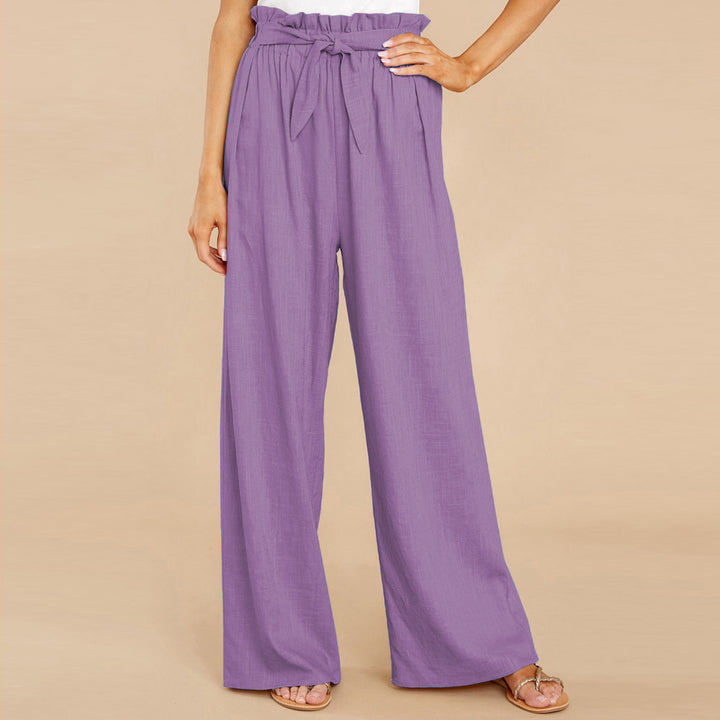 Plus Trousers for Women Soft Stretch Relaxed Fit Casual Pants