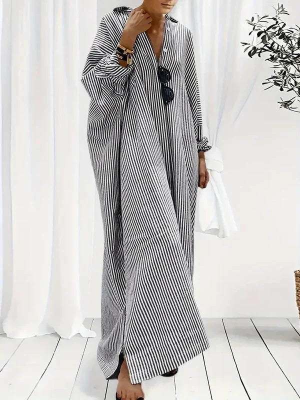 Striped Maxi Dress – Women&