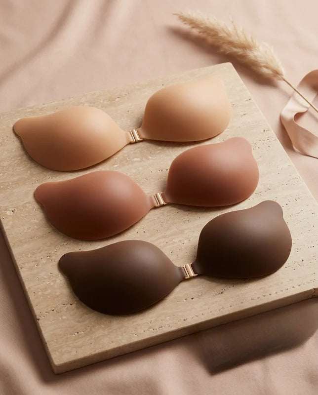 Strapless Invisible Bra Silicone Cups – Backless Adhesive Support Bra
