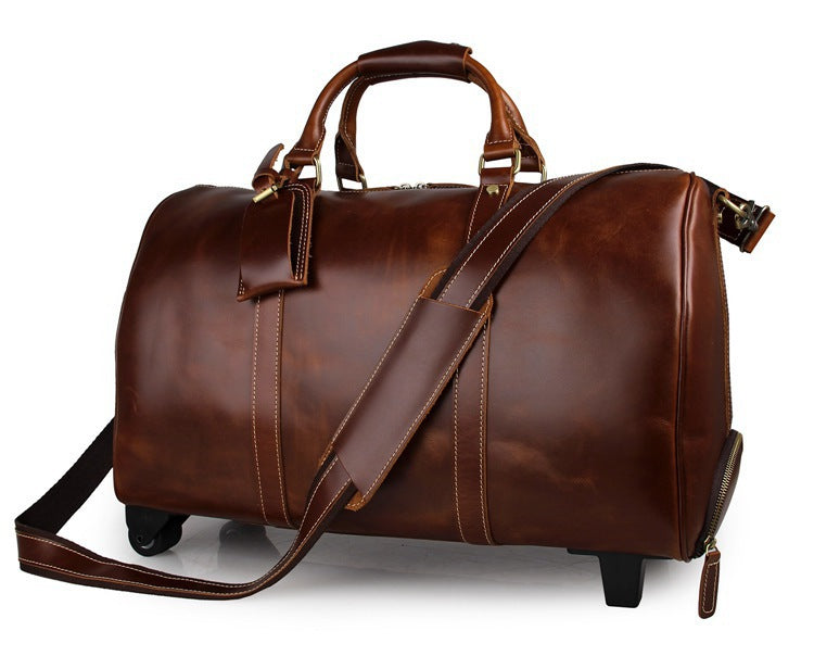 Rolling Cabin Bag – 21 Inch Structured Carry-On for Men