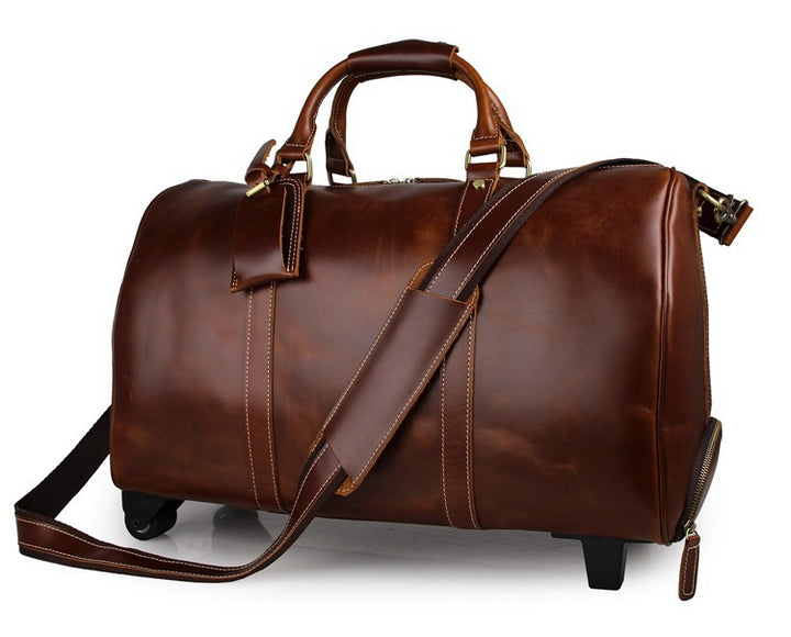Rolling Cabin Bag – 21 Inch Structured Carry-On for Men