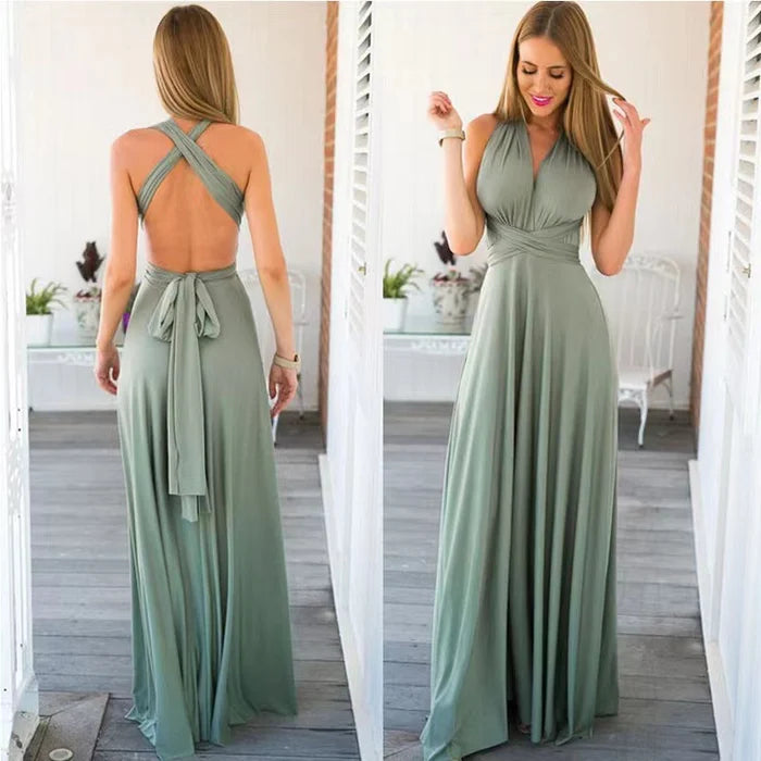 Bodycon Dress – Bandage Crossover Strap Backless Halter Neck for Women