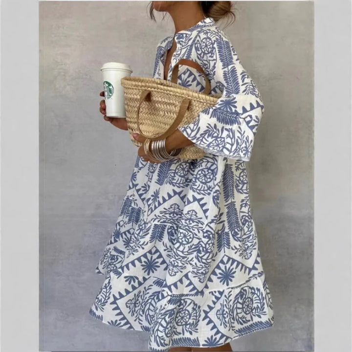 Tunic Mini Dress in Lightweight Fabric – Flowy Women&