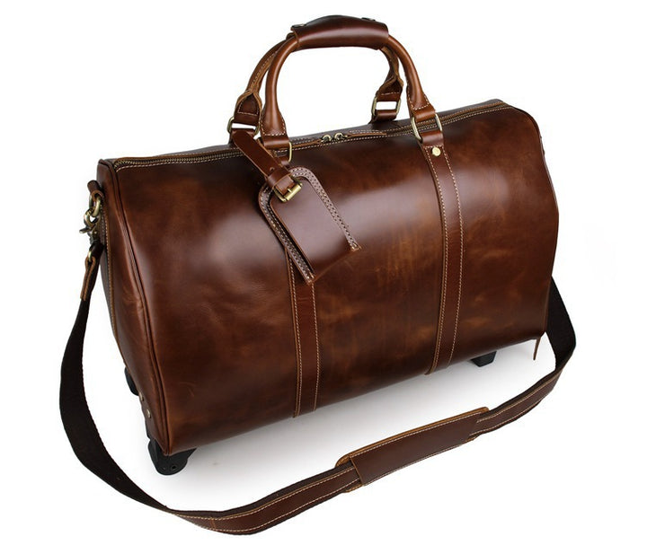 Rolling Cabin Bag – 21 Inch Structured Carry-On for Men