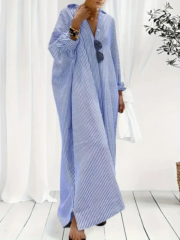 Striped Maxi Dress – Women&
